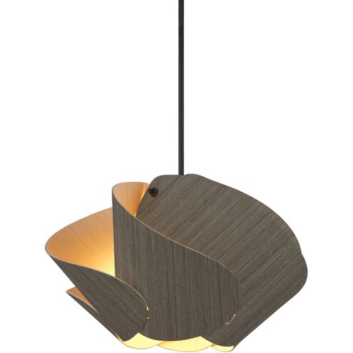 Matilda LED 11.9 inch Grey Oak and Ash Pendant Ceiling Light in Grey Oak/Ash