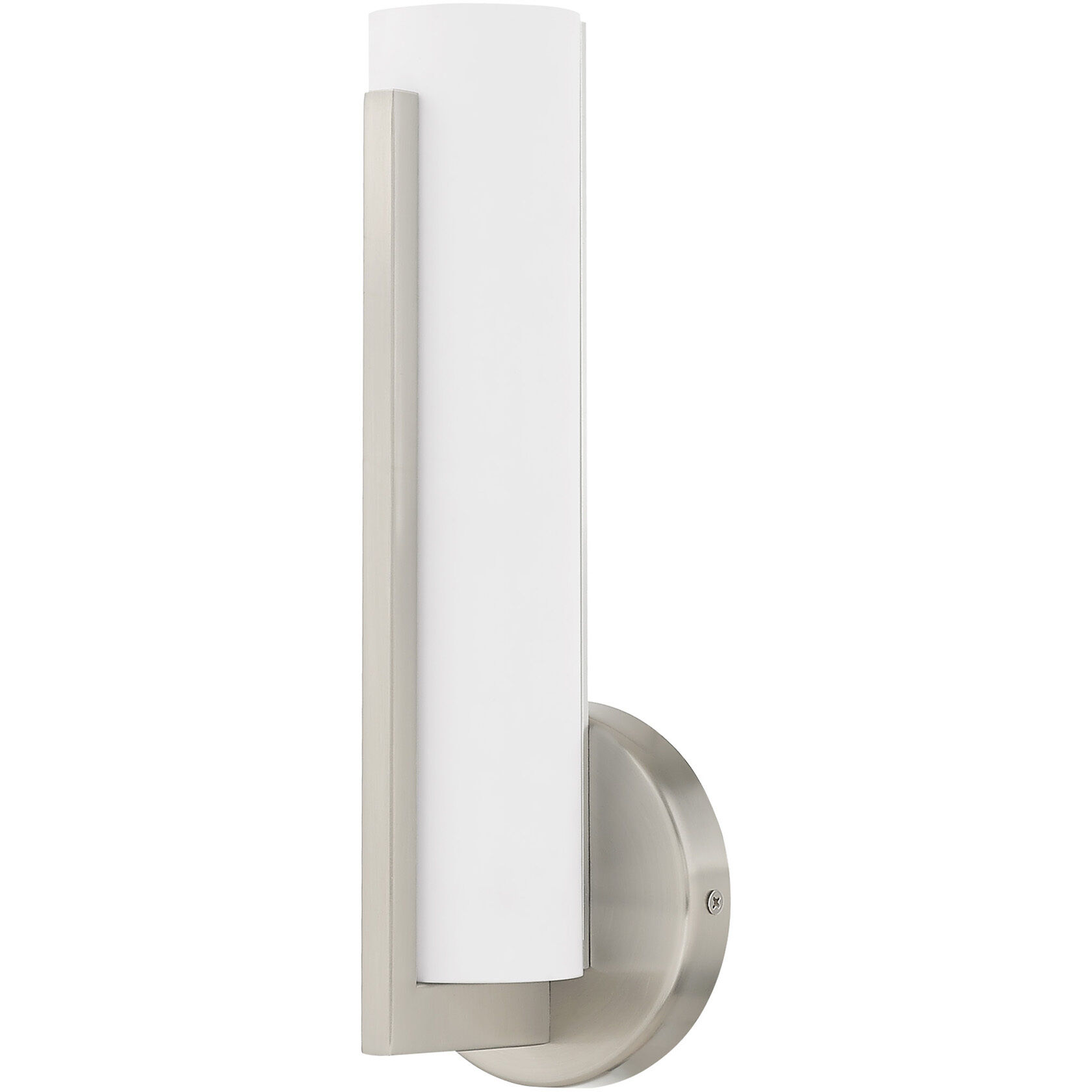 Visby LED 4 inch Brushed Nickel ADA ADA Wall Sconce Wall Light