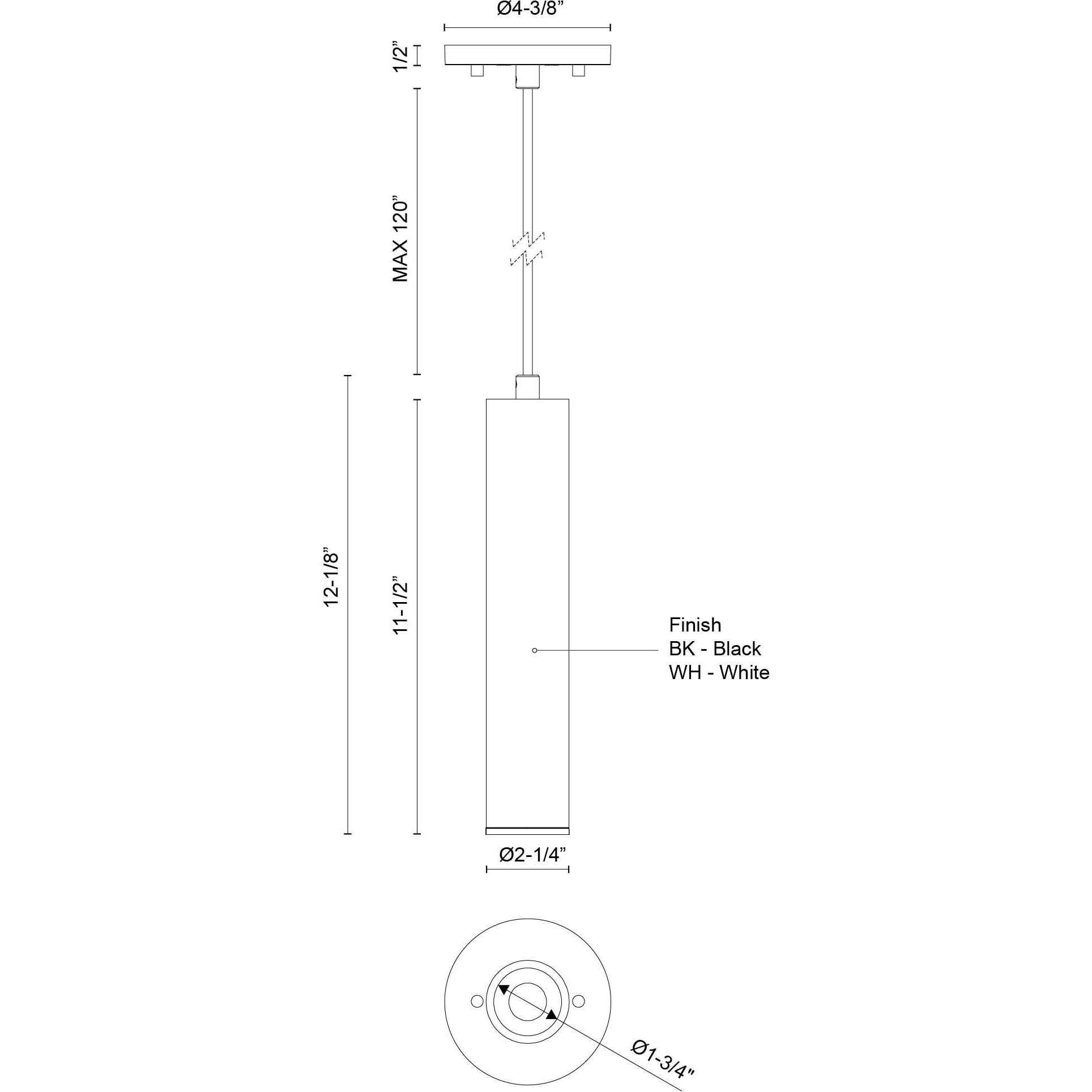 Lorna Pendant Ceiling Light in White