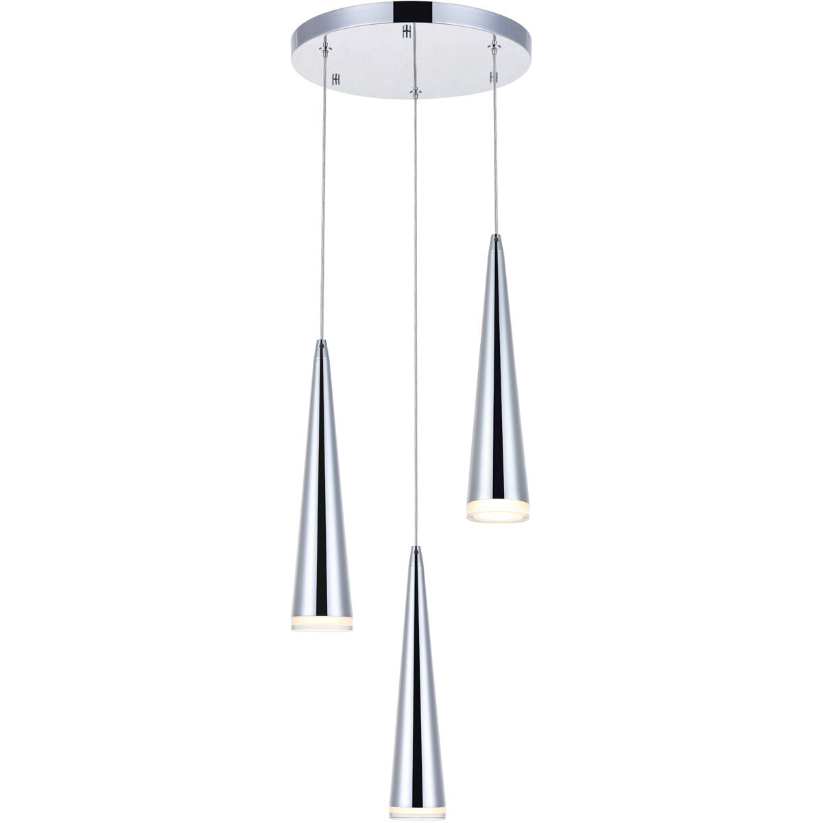 Fantasia LED 11.8 inch Chrome Pendant Ceiling Light