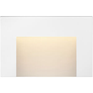 Taper 12v 1.90 watt Satin White Landscape Deck Sconce, Horizontal