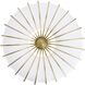 Chambers 10 Light 52 inch Antique Brass Semi Flush Mount Ceiling Light