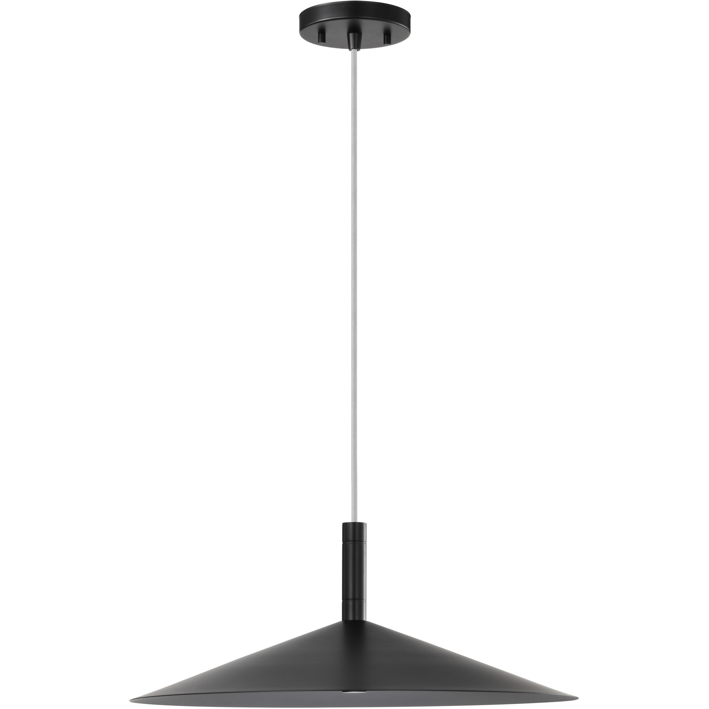 Corrine LED 18 inch Matte Black Pendant Ceiling Light