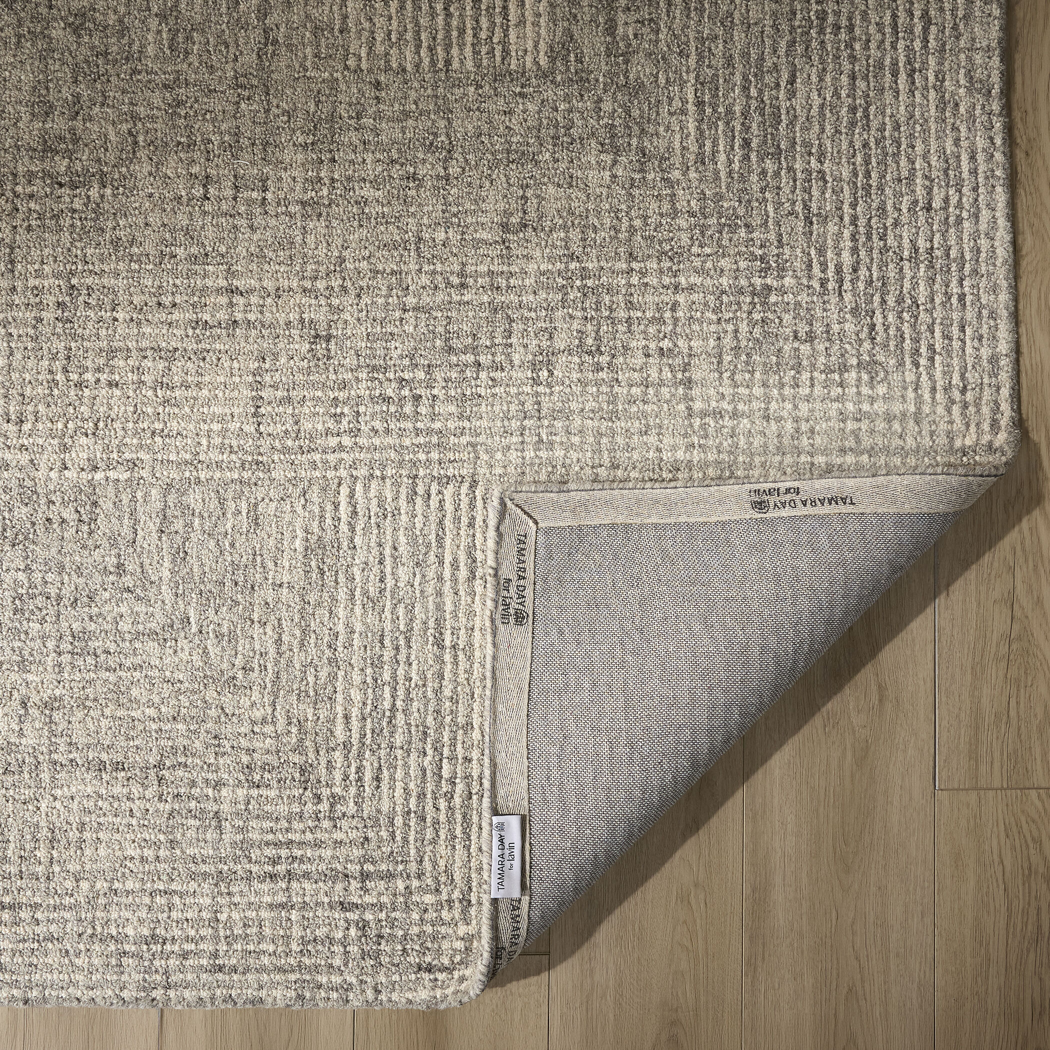 Laid Back Luxe Gray and Ivory Indoor Rug