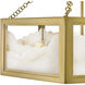 Veleta 8 Light 26 inch Lacquered Brass Chandelier Ceiling Light