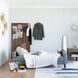 Small Biscuit Tufted Gray Sofa