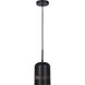 Miles 1 Light 6 inch Black Pendant Ceiling Light