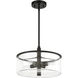 Hailie 4 Light 14.13 inch Flat Black Pendant Ceiling Light