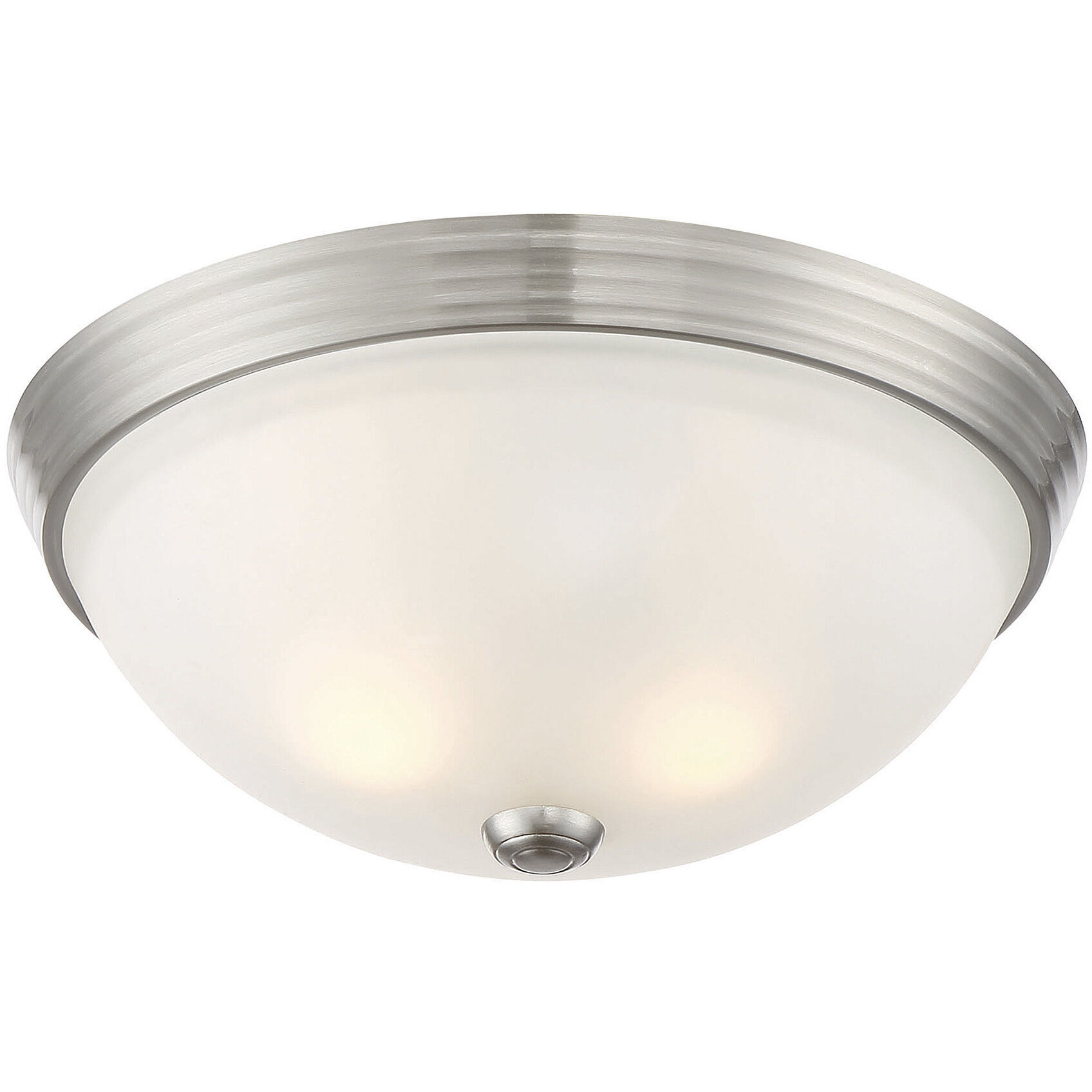 Stella 2 Light 13 inch Satin Nickel Flush Mount Ceiling Light, Essentials