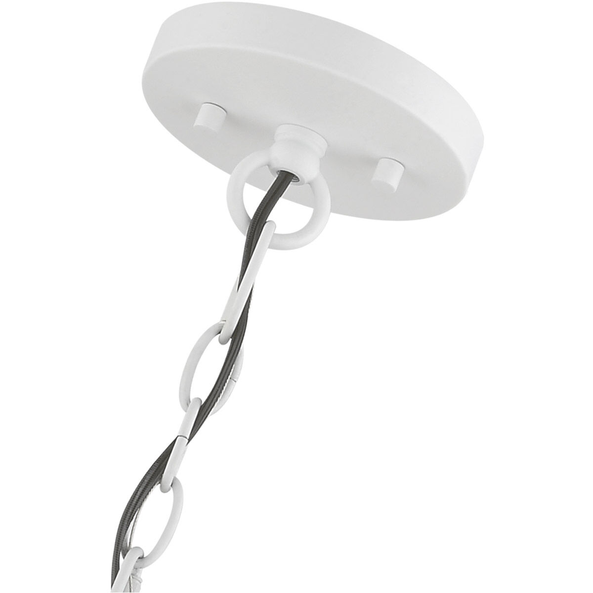 Huntington 5 Light 23 inch White Pendant Chandelier Ceiling Light