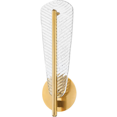 Passaic LED 5.5 inch Aged Brass ADA Wall Sconce Wall Light