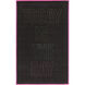 Metal 72 X 48 inch Black, Bright Pink, Bright Yellow Rug