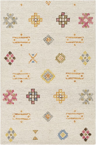 Sabra 36 X 24 inch Cream Rug in 2 x 3, Rectangle