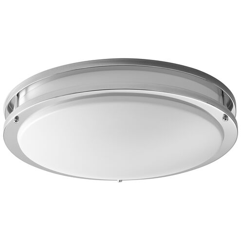 Oracle 1 Light 18 inch Polished Chrome Flush Mount Ceiling Light