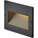 Taper 12v 1.90 watt Bronze Landscape Step Light, Horizontal