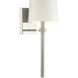 Bromley Bath Sconce Wall Light in Polished Nickel