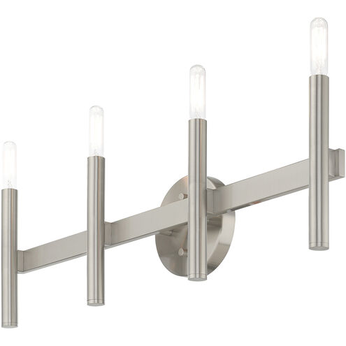 Copenhagen 4 Light 24 inch Brushed Nickel ADA Bath Vanity Wall Light