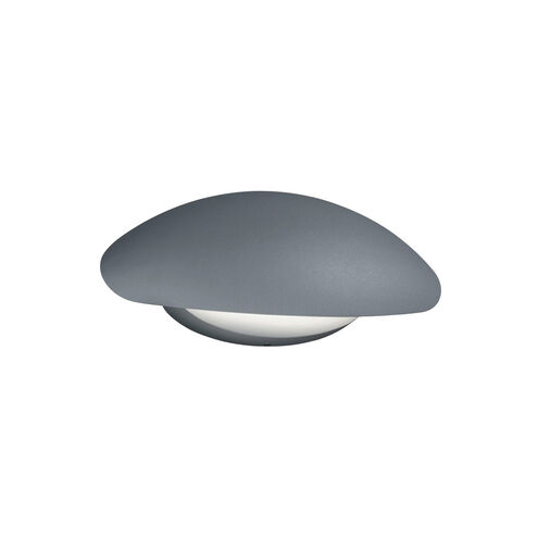 Missouri 1 Light 6 inch Titanium and Light Grey Outdoor Wall Light