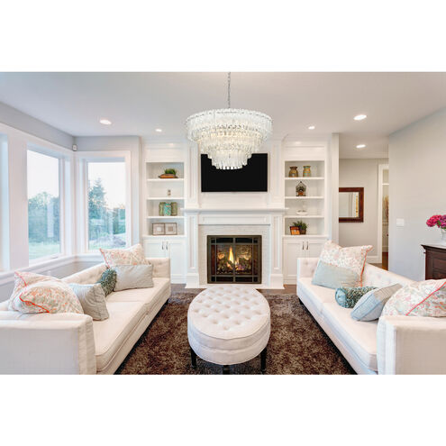 Emilia 10 Light 31 inch Chrome Pendant Ceiling Light