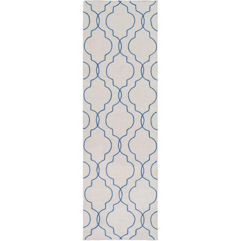 Seabrook 36 X 24 inch Dark Blue, Ivory Rug