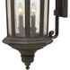 Estate Series Raley Outdoor Wall Mount Lantern in Oil Rubbed Bronze, Non-LED, Large