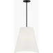 kate spade new york Beauvoir 3 Light 18 inch Midnight Black Hanging Shade Ceiling Light