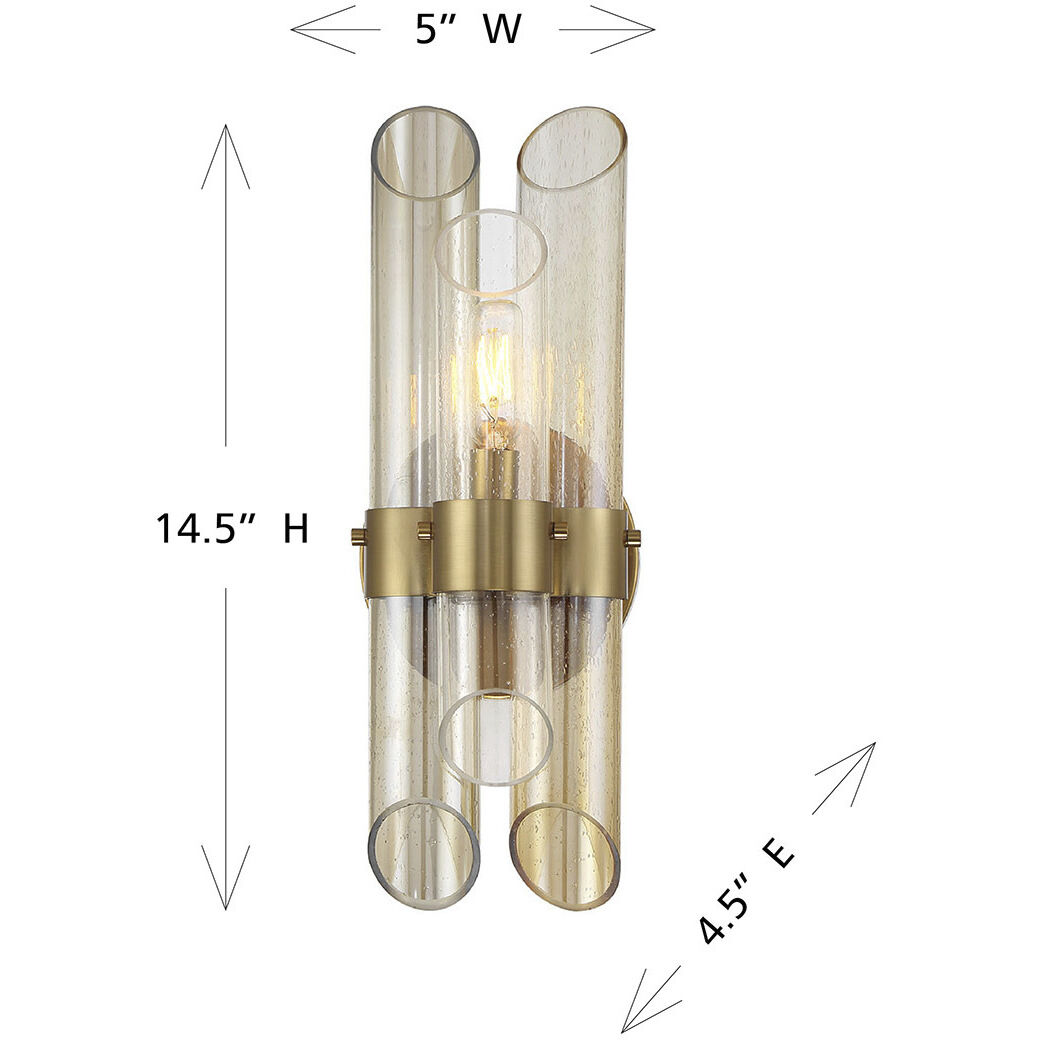 Biltmore 1 Light 5 inch Warm Brass Sconce Wall Light