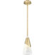 Aimie 1 Light 7 inch Modern Gold Pendant Ceiling Light