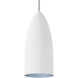 Signal LED 6.1 inch Rubberized White/Blue Pendant Ceiling Light in LED 90 CRI 2700K
