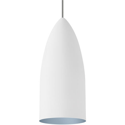 Signal LED 6.1 inch Rubberized White/Blue Pendant Ceiling Light in LED 90 CRI 2700K