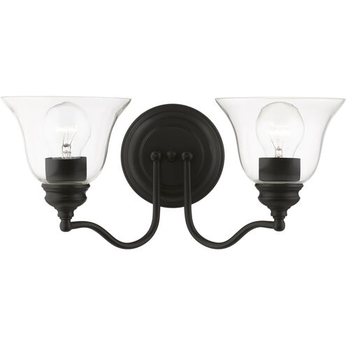 Moreland 2 Light 15 inch Black Vanity Sconce Wall Light