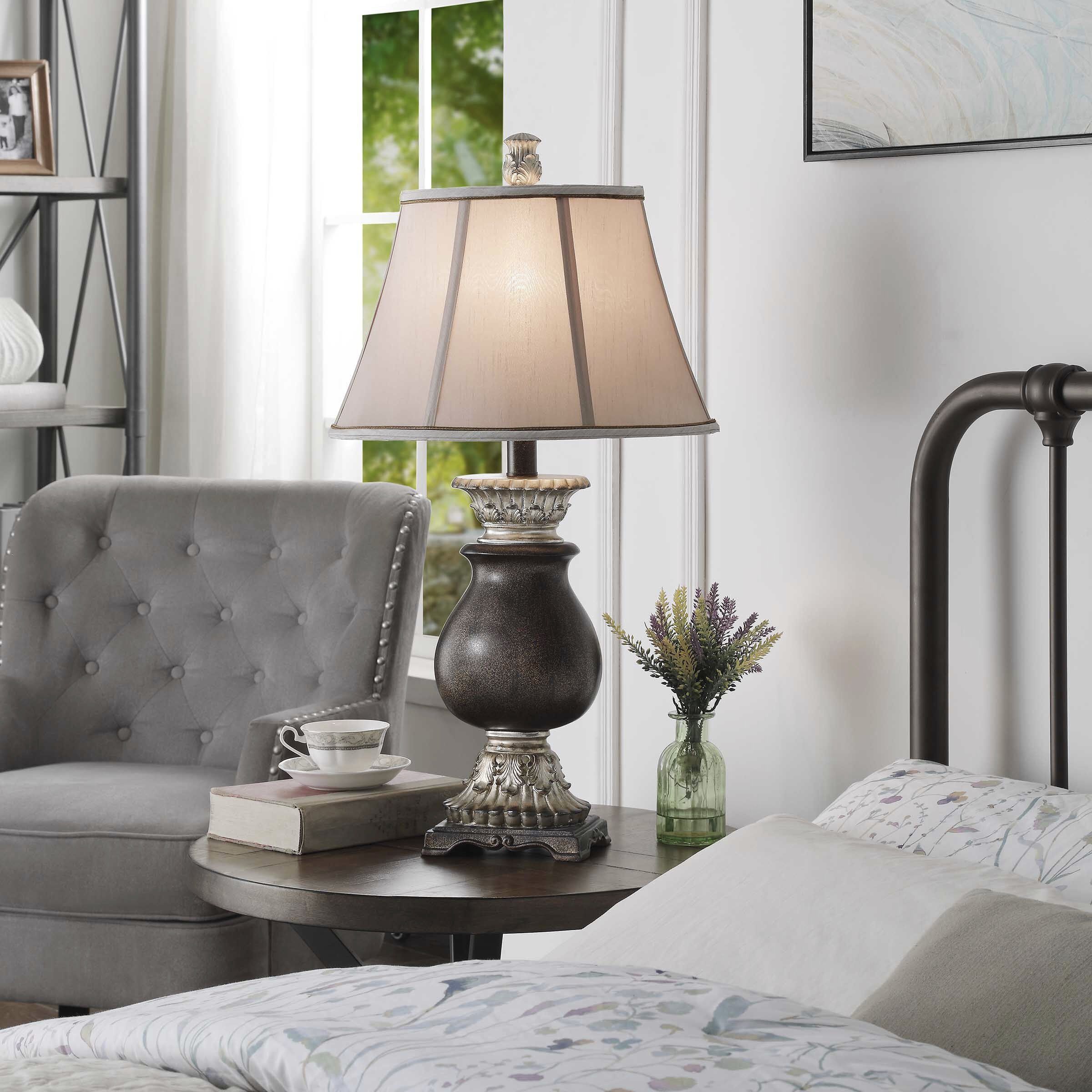 Silver table lamps for living room 2025