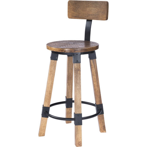 Masterson Wood & Metal Bar Stool