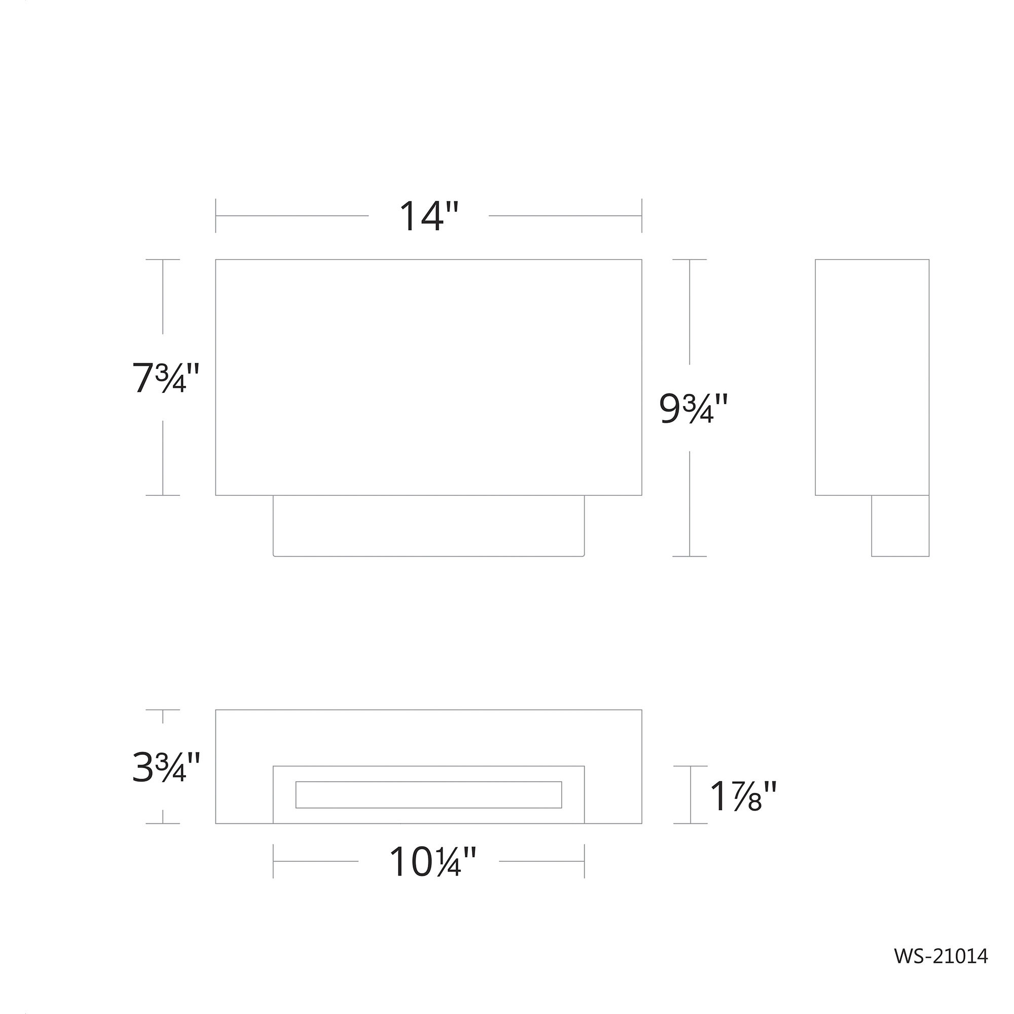 Maven Wall Sconce Wall Light in Black, dweLED