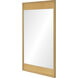 Ampato 36 X 24 inch Natural and Clear Mirror