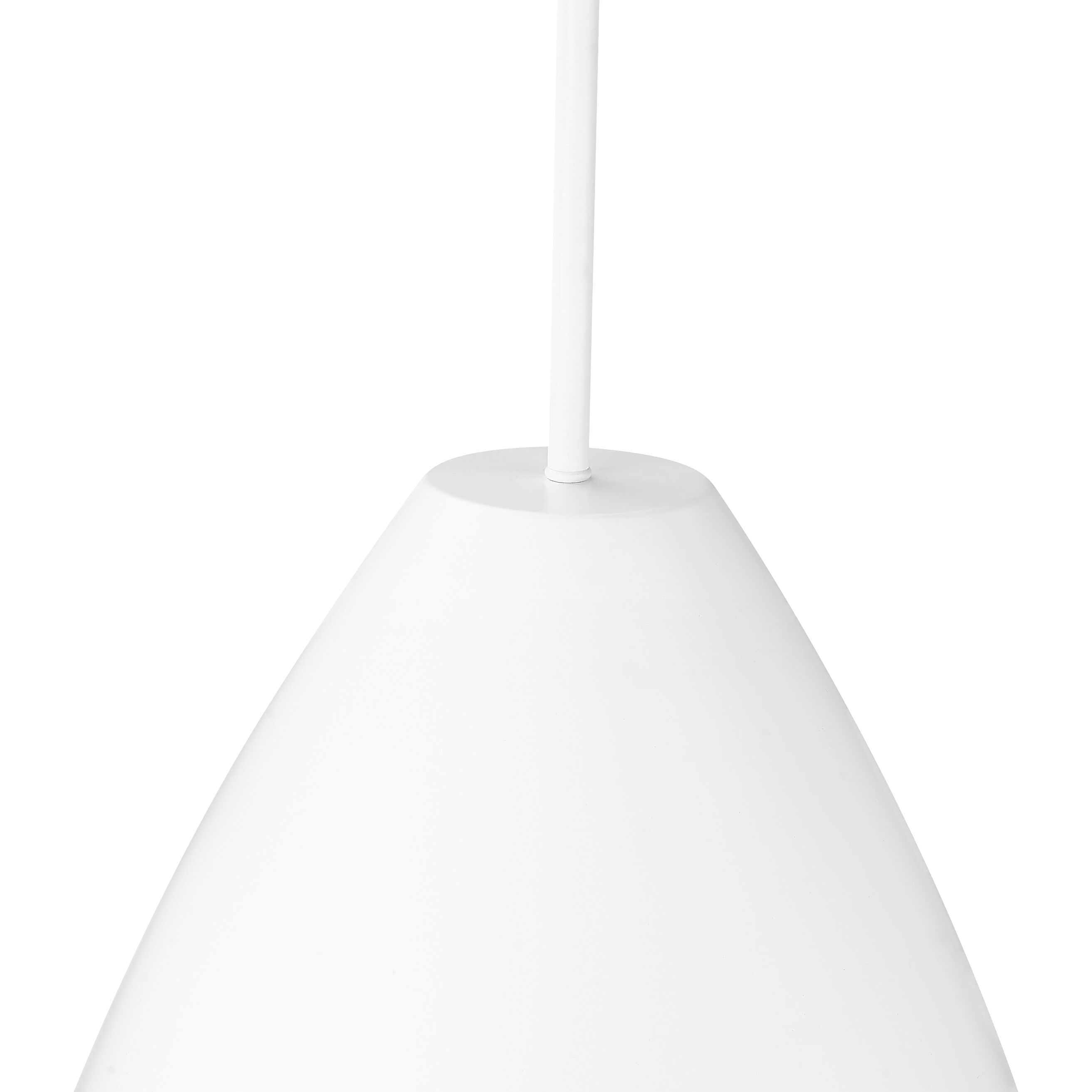 Kayman 1 Light 15 inch Matte White Pendant Ceiling Light