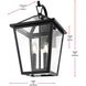 Frankford 2 Light 20 inch Black Outdoor Wall Sconce