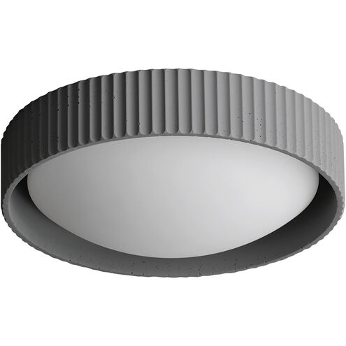 Souffle LED 13.75 inch Gray Flush Mount Ceiling Light
