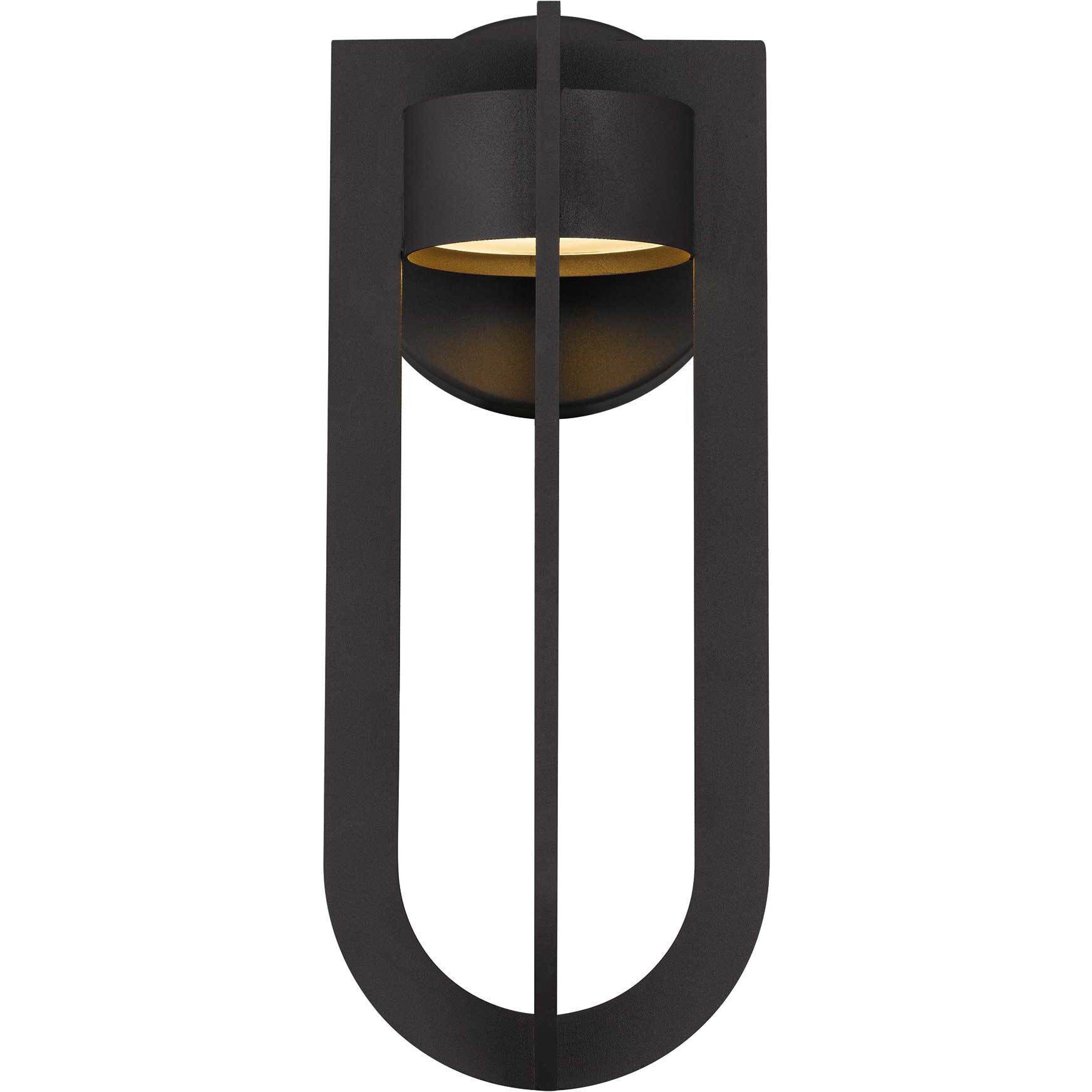 Furo LED 12 inch Dark Bronze Outdoor Wall Sconce