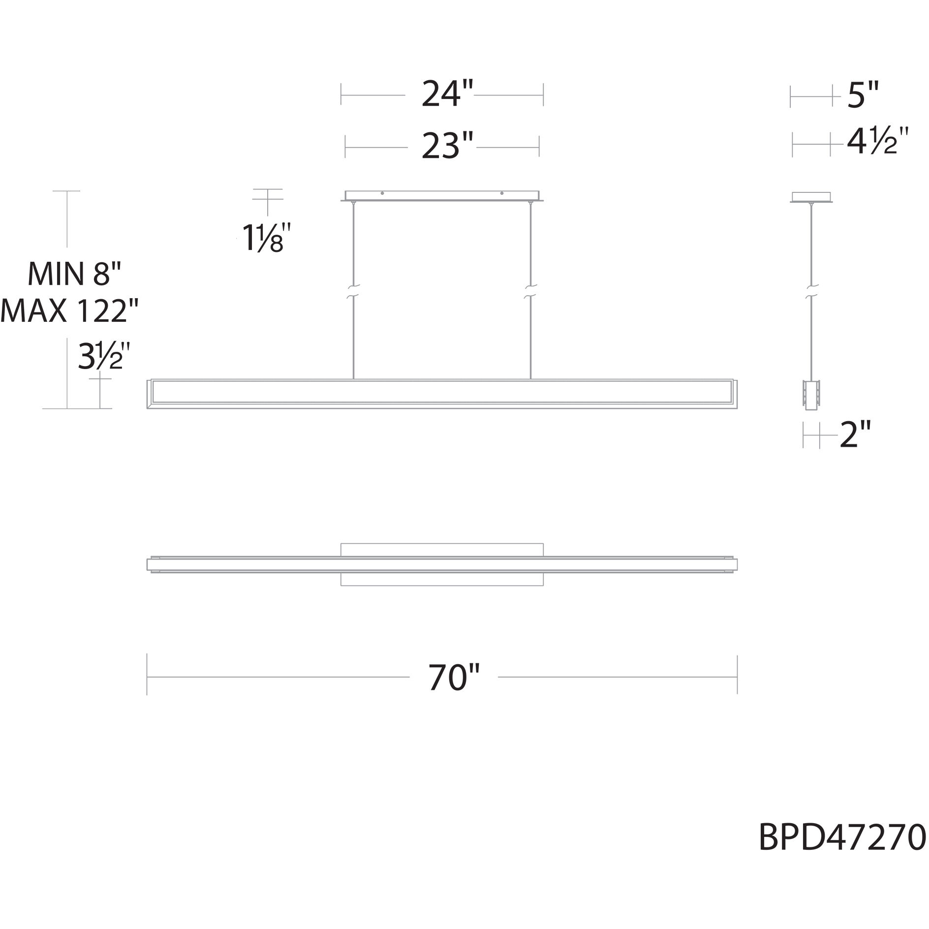 Mystique Linear Pendant Ceiling Light, Beyond