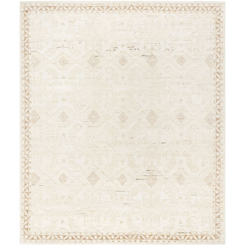 Agora 108 X 72 inch Off-White / Pearl Handmade Rug in 6 x 9