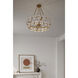 Kintrel 4 Light 31.5 inch Legacy Brass Pendant Ceiling Light