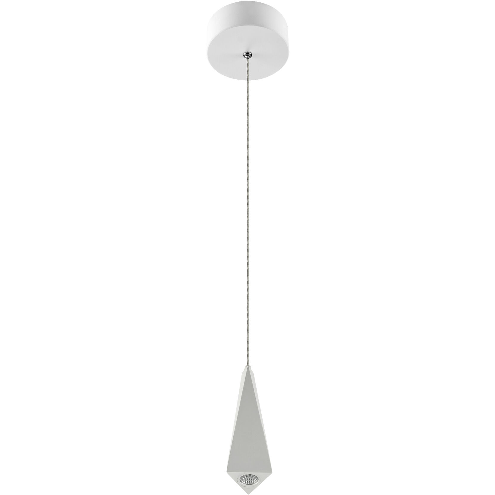 Polaris 5.25 inch White Pendant Ceiling Light