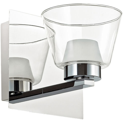 Modern LED 7 inch Polished Chrome Vanity Light Wall Light
