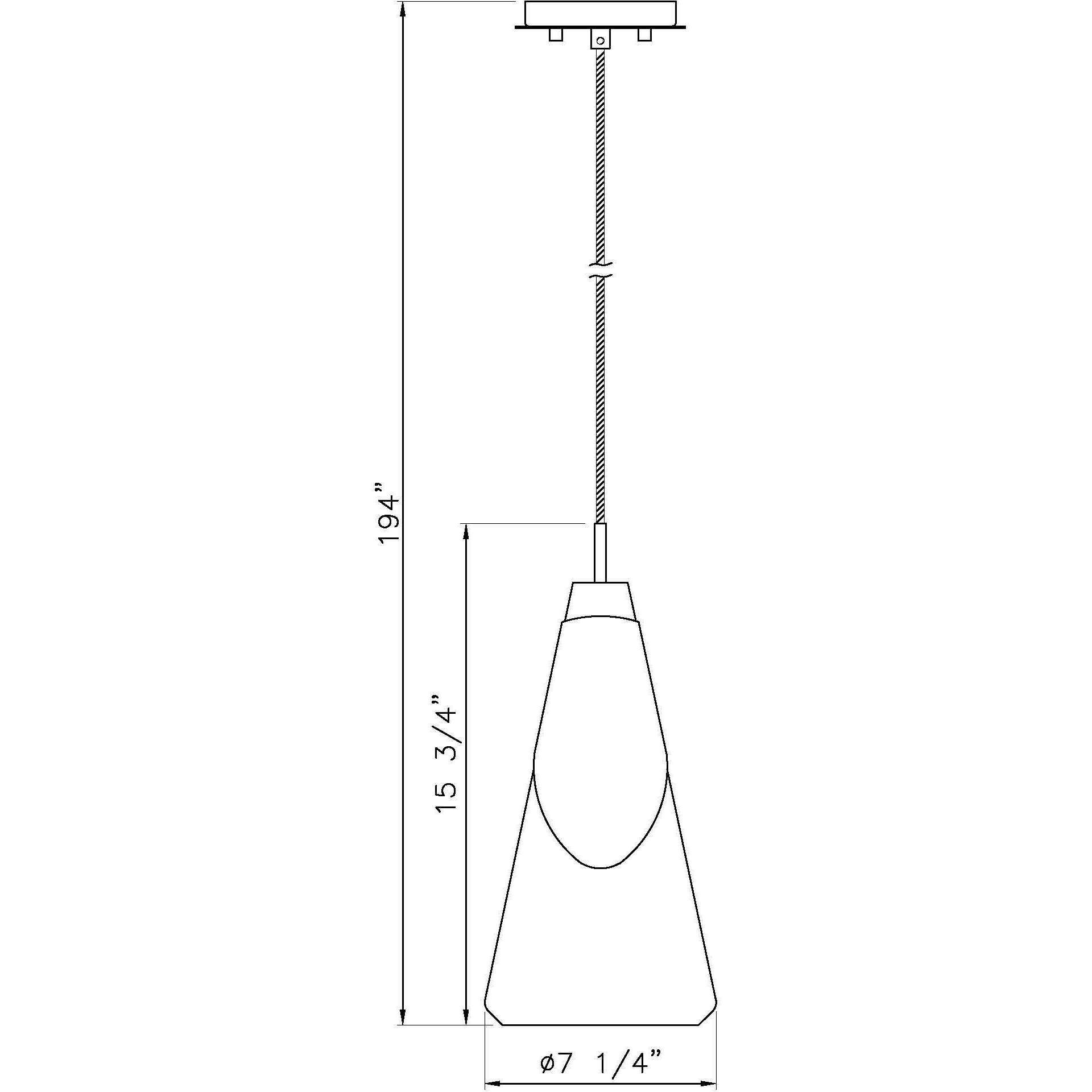 Aimie 1 Light 7 inch Modern Gold Pendant Ceiling Light