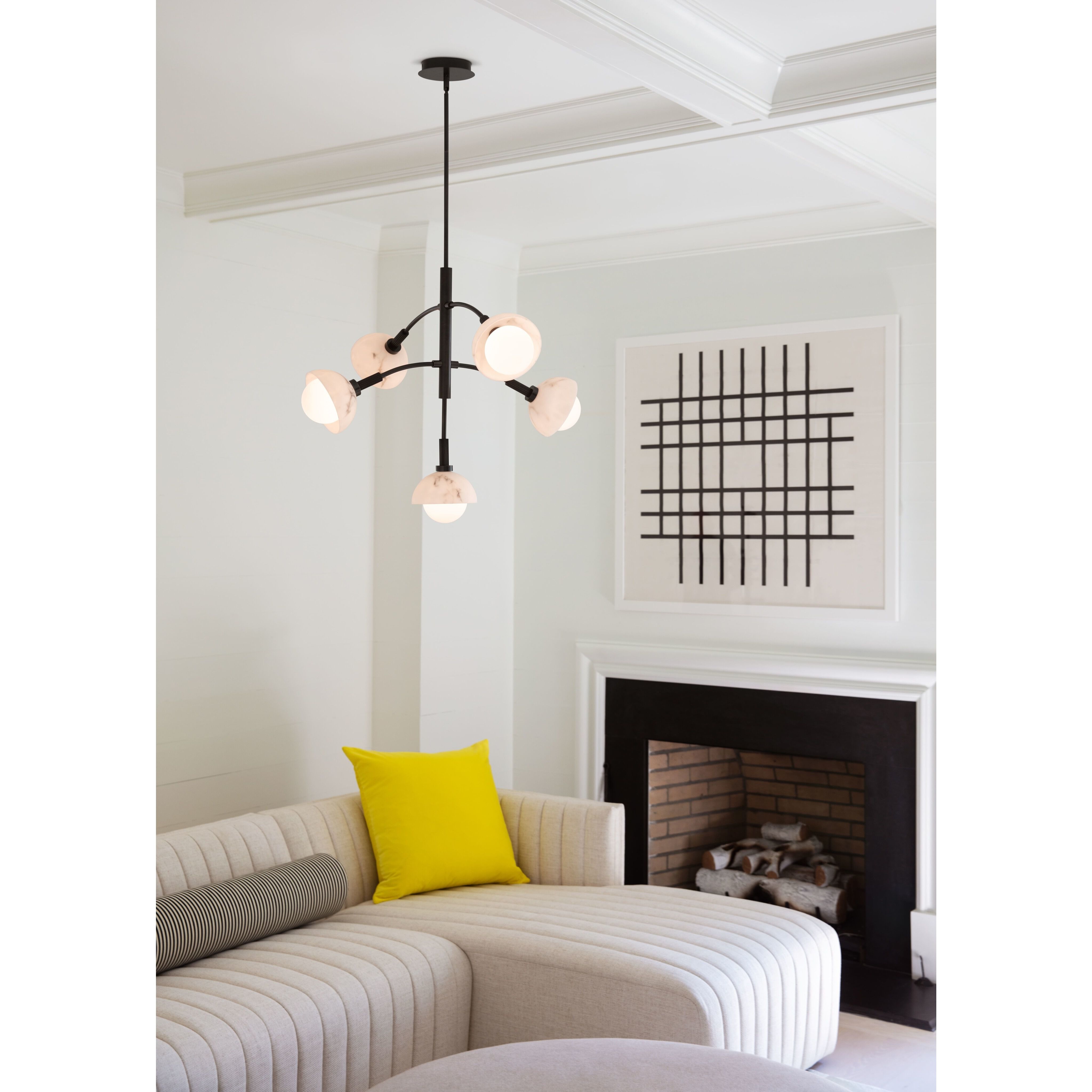 Phoebe LED 33.5 inch Black Oxide Chandelier Ceiling Light