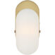 Heathcote 1 Light 4.5 inch Legacy Brass Vanity Light Wall Light
