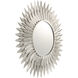 Broche 24 X 24 inch Antique Silver Wall Mirror