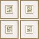 Fountains Multi and Green and Beige and Blue Framed Art, The Studio