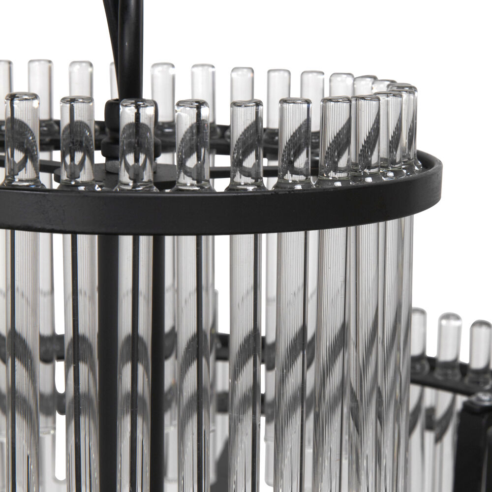 Rowan 8 Light 29 inch Matte Black Chandelier Ceiling Light